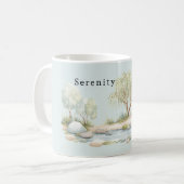 Meadow River Gelassenheit Kaffeetasse (Vorderseite Links)