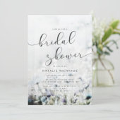 Meadow Song verblasste Wildblumen Boho Brautparty Einladung (Stehend Vorderseite)