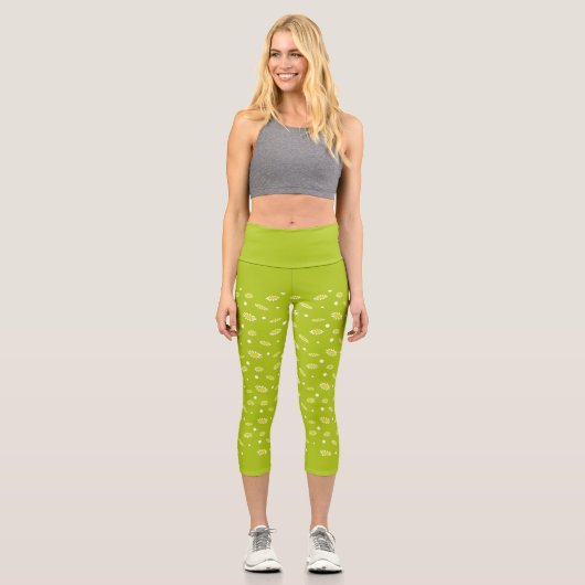 Meadow Stars Daisy Blume Capri Leggings (Vorderseite)