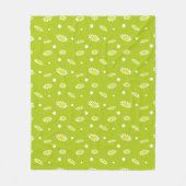 Meadow Stars Daisy Blume Fleecedecke (Vorderseite)