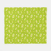 Meadow Stars Daisy Blume Fleecedecke (Vorderseite (Horizontal))