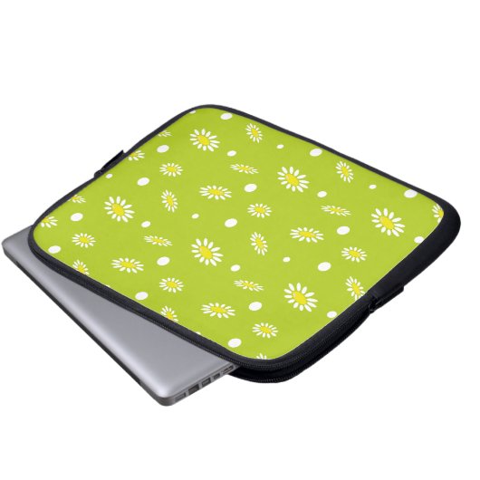 Meadow Stars Daisy Blume Laptopschutzhülle (Vorne Knopf)