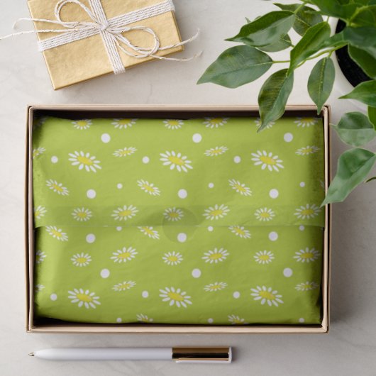 Meadow Stars Daisy Blume Seidenpapier (Geschenk)