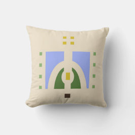 Meadow Stencil Design Kissen