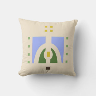 Meadow Stencil Design Kissen