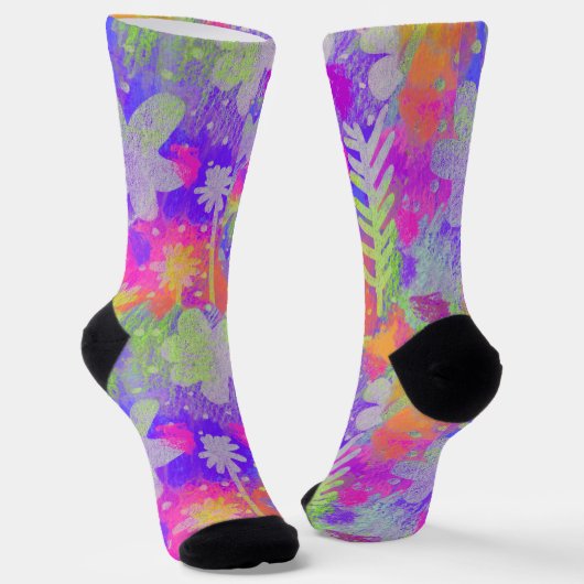 Meadow Sunset Socken (Gewinkelt)