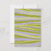 Meadow Wildblume Botanische Hochzeit Danke Karte (Rückseite)