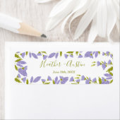 Meadow Wildflower Botanical Wedding Return Address (Insitu)