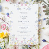 Meadow Wildflower Garden Wedding Invitation Einladung