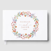 Meadow Wildflower Wedding  Gästebuch (Vorderseite)
