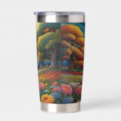 Meadow Wildflowers Colorful Art Thermobecher (Rechts)