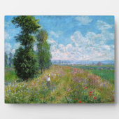 Meadow with Poplars von Claude Monet Fotoplatte (Vorderseite)