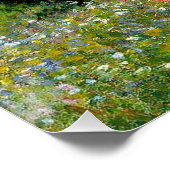 Meadow with Poplars von Claude Monet Poster (Ecke)