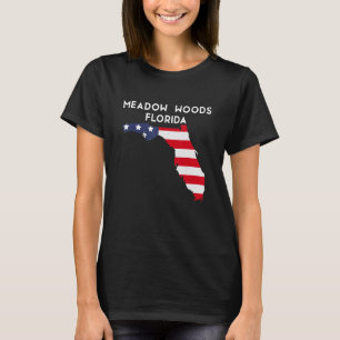 Meadow Woods Florida USA Staat America Travel Flor T-Shirt