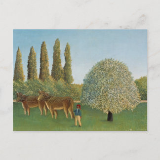 Meadowland (The Pasture), Henri Rousseau,  1910 Postkarte