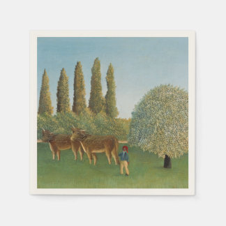 Meadowland (The Pasture), Henri Rousseau,  1910 Serviette