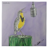 Meadowlark Fliese (Vorderseite)