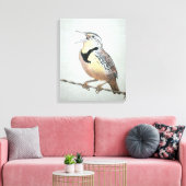 Meadowlark Leinwanddruck (Insitu (Wohnzimmer))