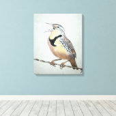 Meadowlark Leinwanddruck (Insitu (Holzboden))