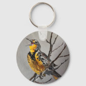 Meadowlark-Schlüsselanhänger Schlüsselanhänger (Vorderseite)