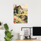 Meadowlight Cottage Poster (Heimbüro)
