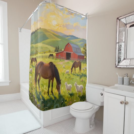 Meadowlight Morning Duschvorhang (Beispiel)