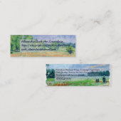 Meadows Nature-bezogene Visitenkarte (Vorne/Hinten)