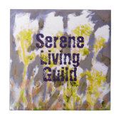 Meadowsweet Serene Living Guild Fliese (Vorderseite)