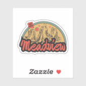 Meadview, Arizona-Aufkleber Aufkleber (Blatt)