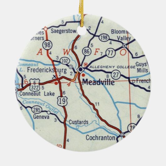 Meadville Keramik Ornament (Hinten)