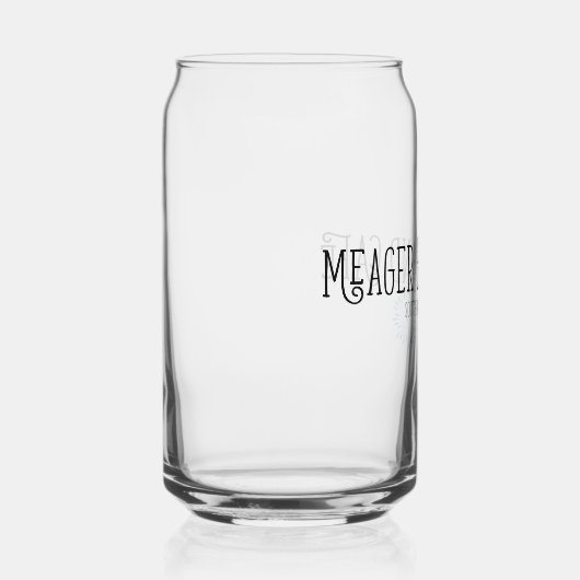 Meager Grand Drinking Glass Dosenglas (Rechts)