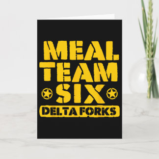 Meal Team Six Delta Gabeln  Karte
