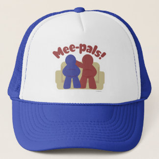 Meals Pals Funny Meeple Gamer Friends Cartoon Truckerkappe