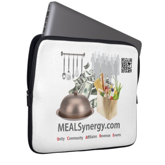 MEALSynergy - Laptop-Sieb 13" Laptopschutzhülle (Vorne Rechts)