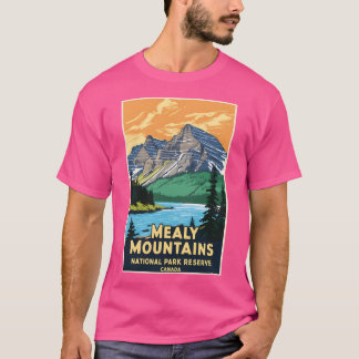 Mealys Mountains National Park Kanada Vintag Trave T-Shirt