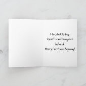 Mean Christmas Cards From Mean People Feiertagskarte (Innenseite)