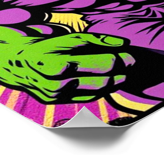 MEAN GREEN FIGHTIN' MACHINE POSTER (Ecke)