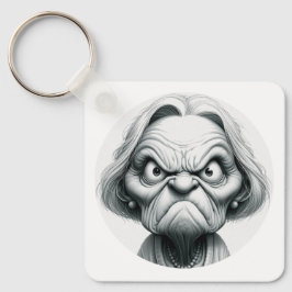 "Mean Nancy" Aluminum Keychain Schlüsselanhänger