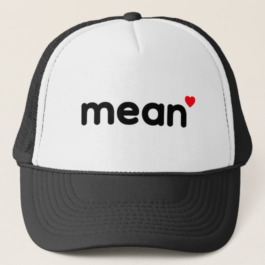 mean™ Trucker-Mütze Truckerkappe (Vorderseite)