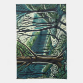 Meander Geschirrtuch (Vertikal)