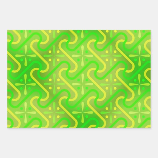 Meander, Krawatte Die und Aleppo Ägypter Geschenkpapier Set (Vorderseite 3)