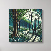 Meander Leinwanddruck (Vorderseite)