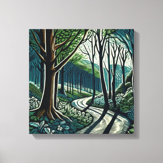 Meander Leinwanddruck (Vorderseite)