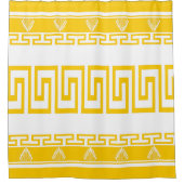 Meander Line Duschvorhang (Vorderseite)