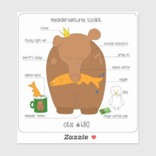 Meanderventures Toolkit No. 480 Otis Aufkleber