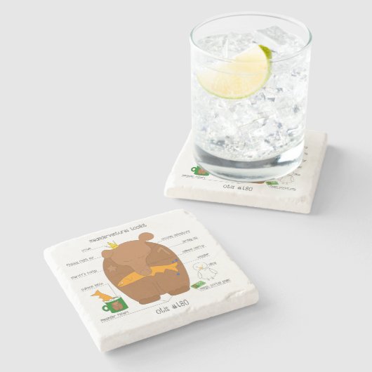 Meanderventures Toolkit No. 480 Otis Steinuntersetzer (Seitenansicht)