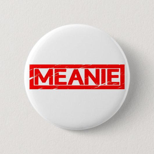 Meanie Briefmarke Button (Vorderseite)