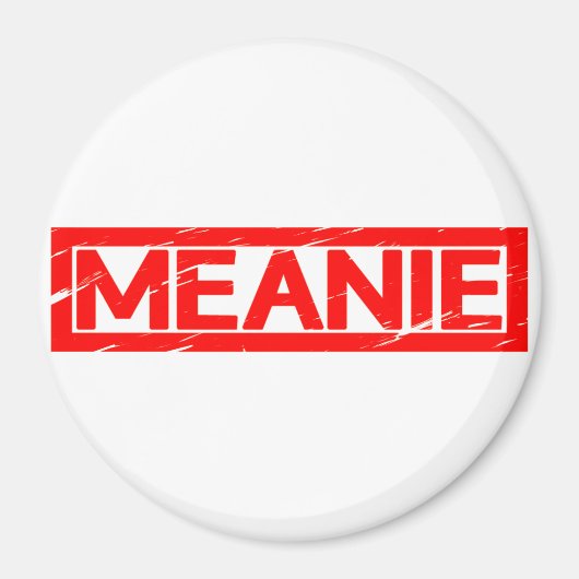 Meanie Briefmarke Magnet (Vorne)