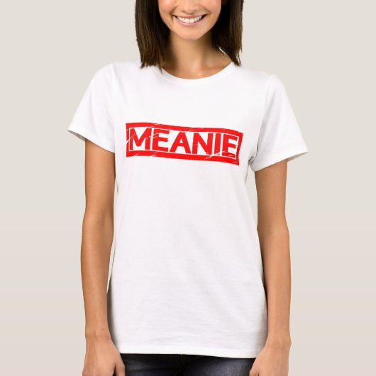 Meanie Briefmarke T-Shirt (Vorderseite)
