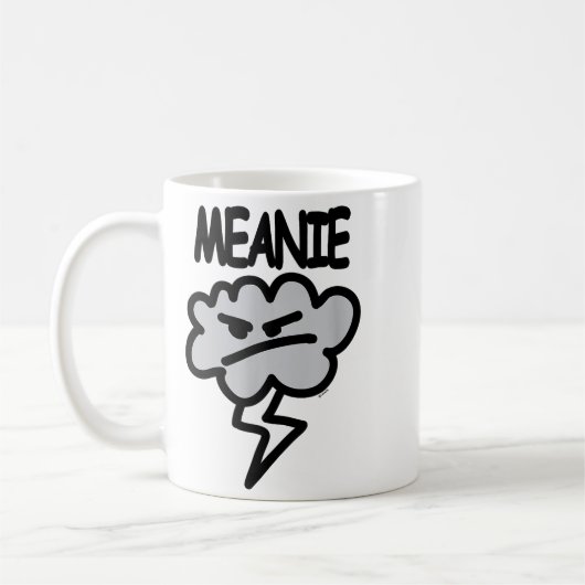 Meanie Cloud Lightning Funny  Kaffeetasse (Links)